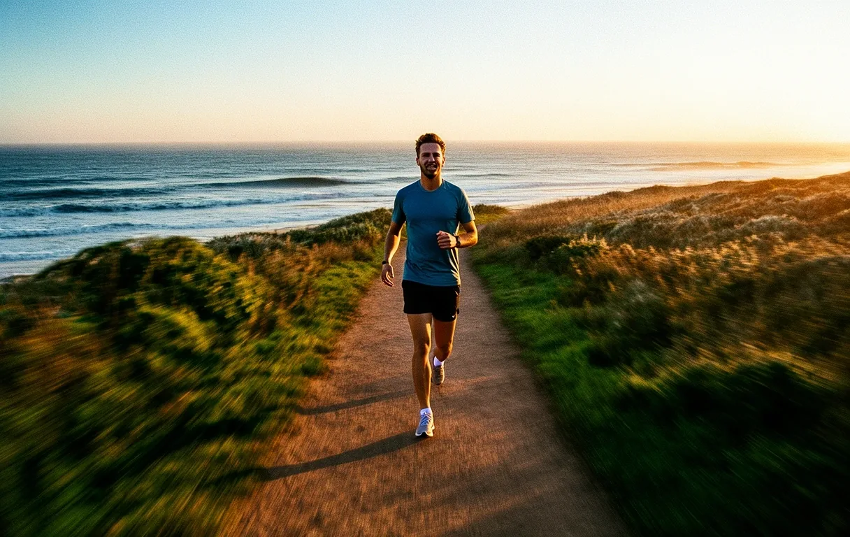 The energy of persistent morning movement